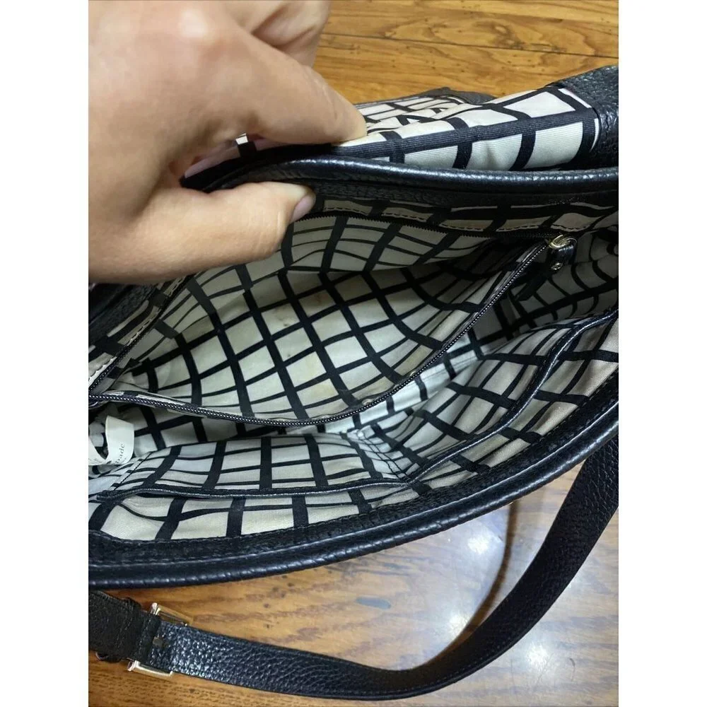 KATE spade new york cobble satchel￼ shoulder bag black satchel.